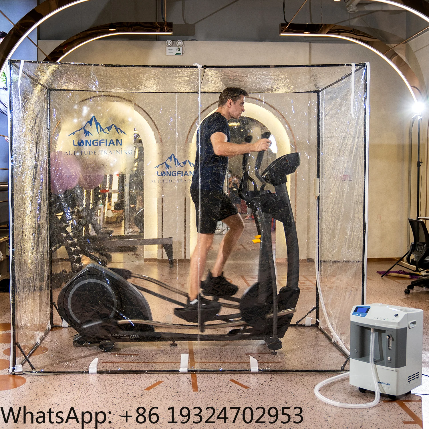 9%-16% 100L Altitude Simulation Training IH.HT Hyp.oxia Tent Hy.poxic Gene.rator for Gy.m Ph.ysical Sport