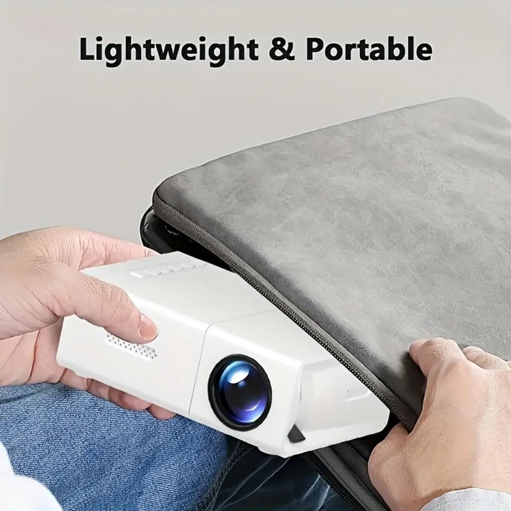 

Мини-проектор с разрешением 1080P, дистанционным управлением, технологией LCD, для домашнего кинотеатра, со встроенным динамиком, подарки на Хэллоуин