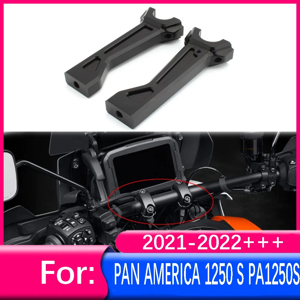 

CNC aluminum Motorcycle Accessories Tall Risers For HARLEY PAN America 1250 PA1250 PANAMERICA 1250/S 2020 2021 2022