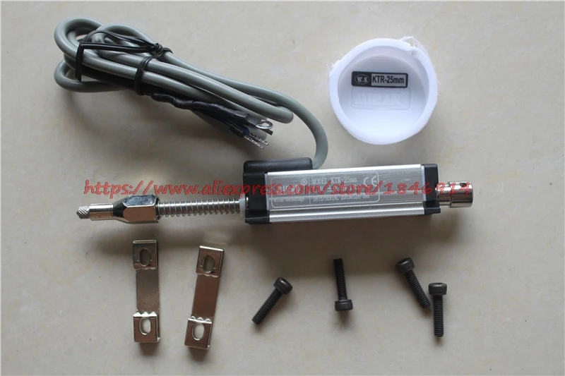 KTR-25   KTR-25mm spring self recovery linear displacement sensor (built-in spring) self reset