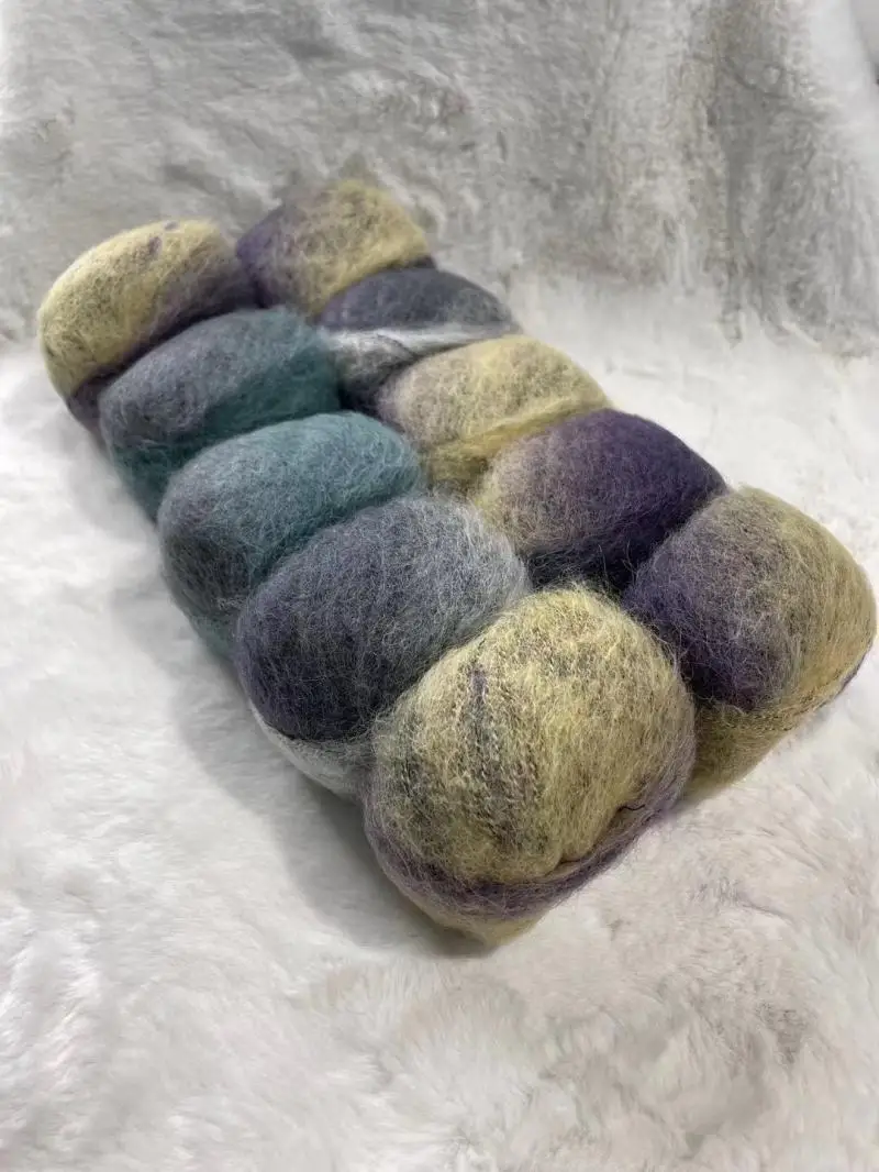 Products Woven High-end Wool Imported From Japan HAMANAKA Segment Dyed Alpaca Horse Sea Autumn And Winter Hand-woven Thread