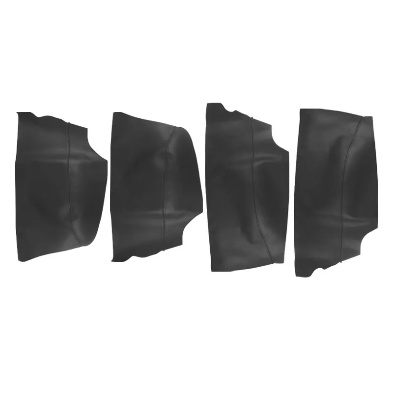 For Toyota Verso 2009‑2015, 4Pcs Soft Leather Interior Door Armrest Trim Set with Mounting Accessories