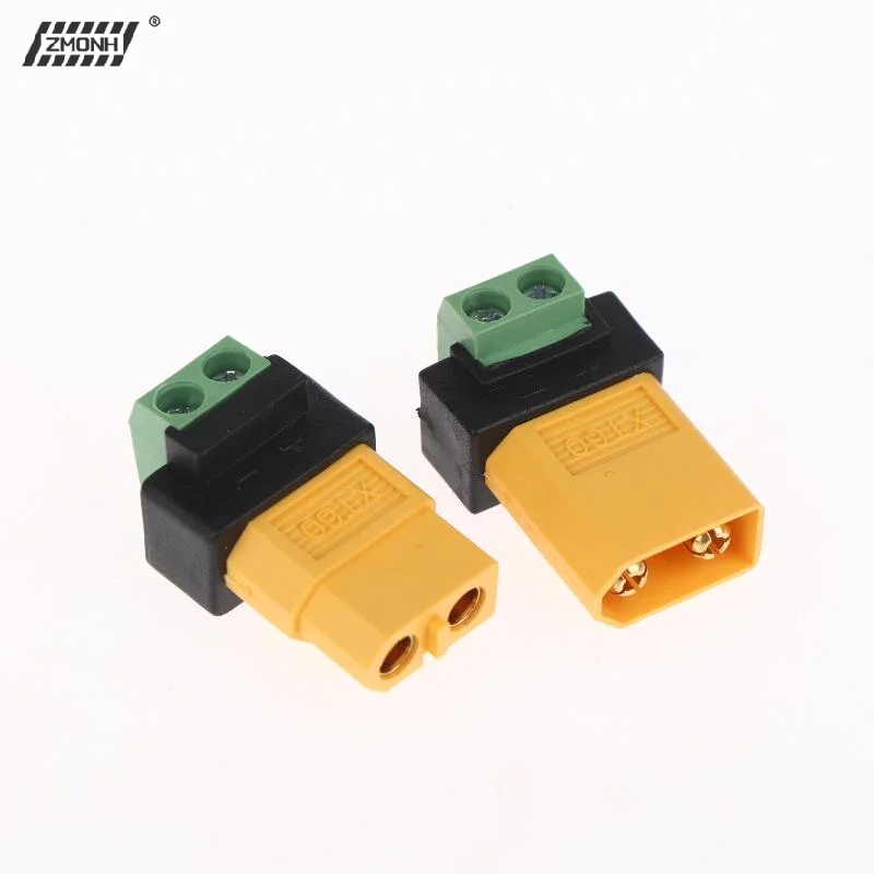 

[H]XT60 Male Female To 2Pin Terminal Adapter Solderless Charging Connector For UAV Balance Charger Solar Panel Model Devices