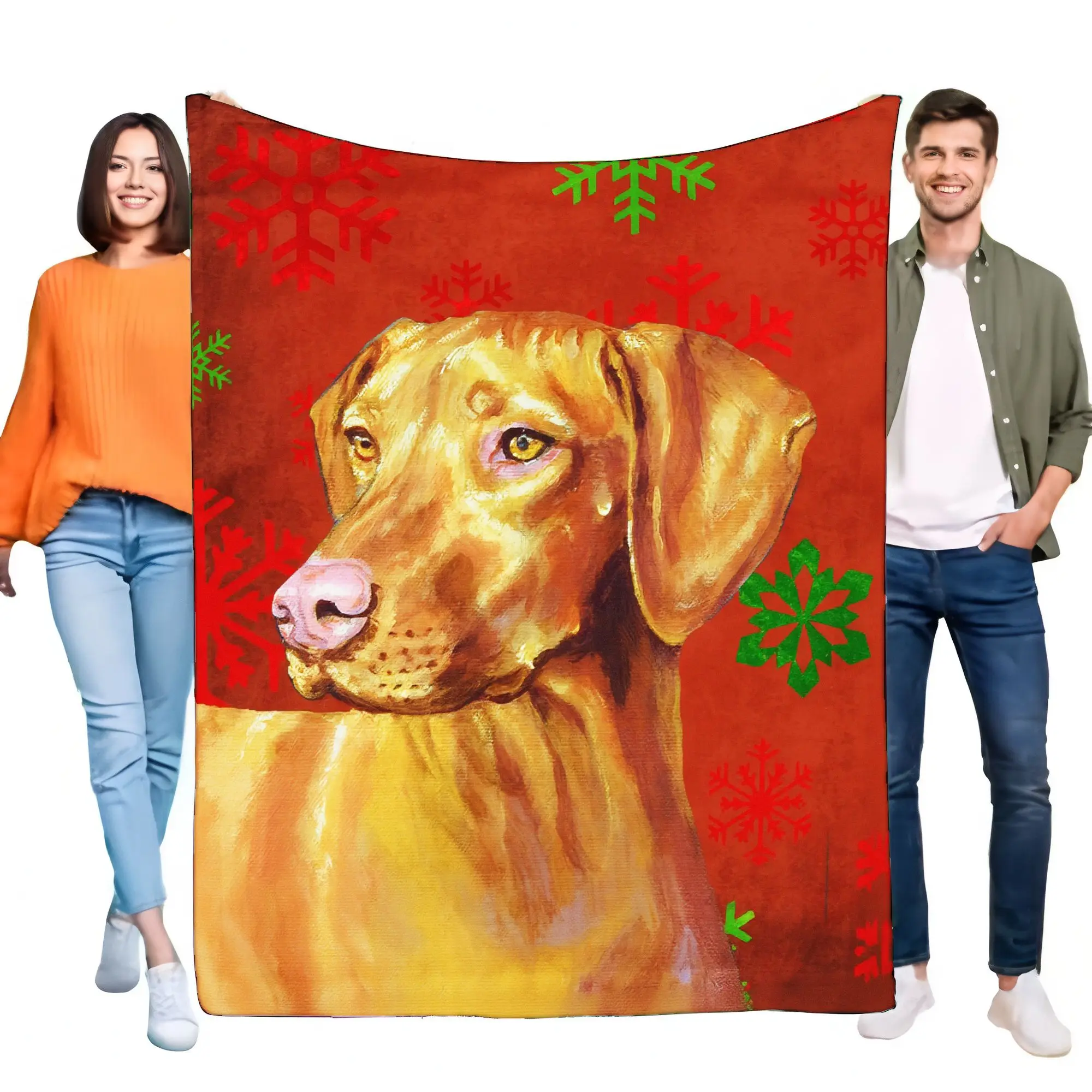 Golden Labrador Dog Blanket Soft Cozy Throw Lightweight for Bed Sofa, Perfect Birthday Gift for Dog Lovers, Warm Home Decor for
