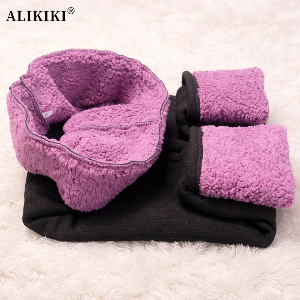 

Женские леггинсы на флисовой подкладке, теплые зимние колготки с высокой талией, толстые бархатные брюки для холодной погоды