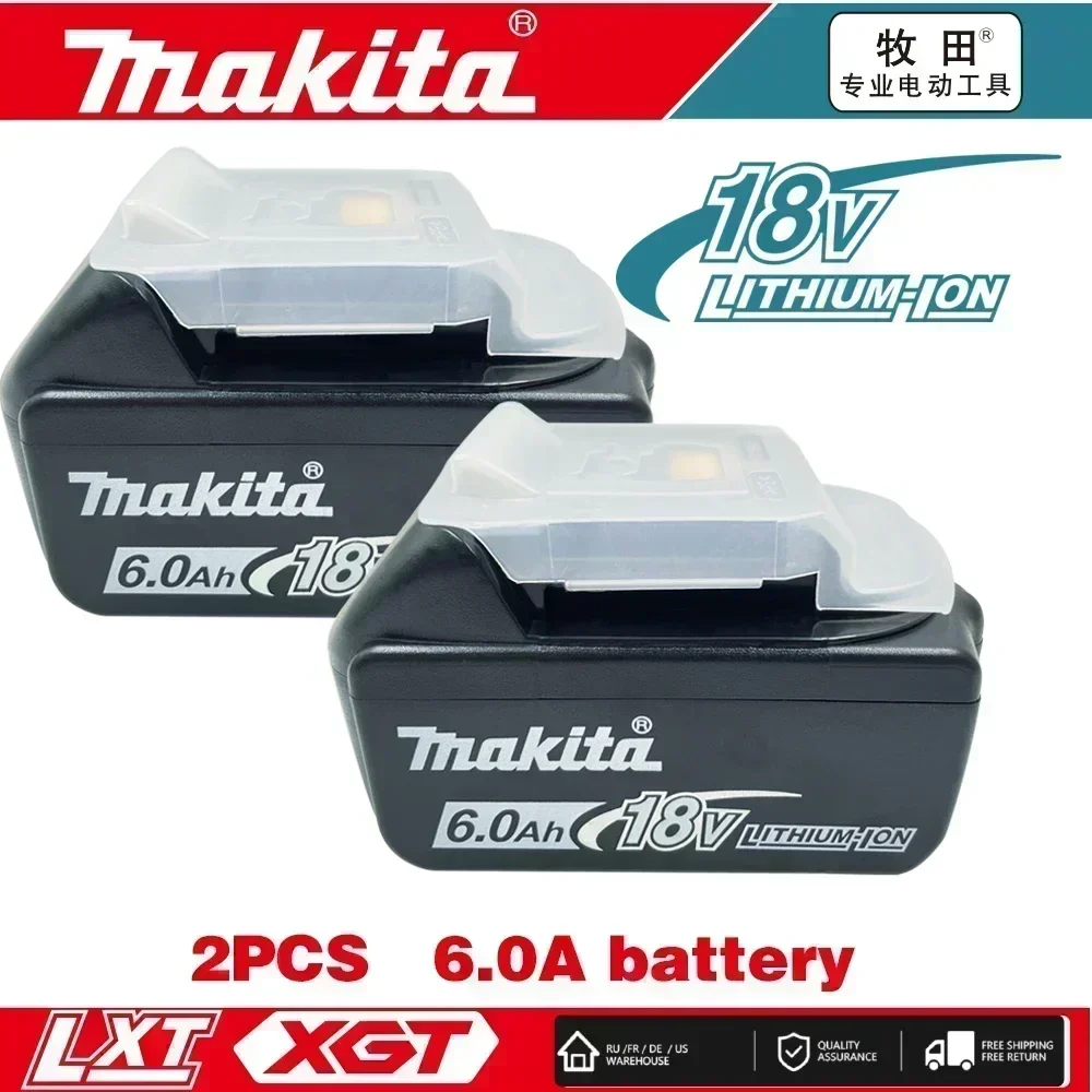 【Entrega soi】Batería de herramienta eléctrica Makita-100% Origineel 6.0Ah 18V BL1830 BL1850 BL1840