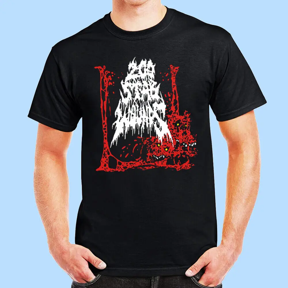 Popular! 200 STAB WOUNDS - Blood Gurgle Mens Tshirt Black Size S 5XL  Tees Y2K tops Unisex Summer Short Sleeve