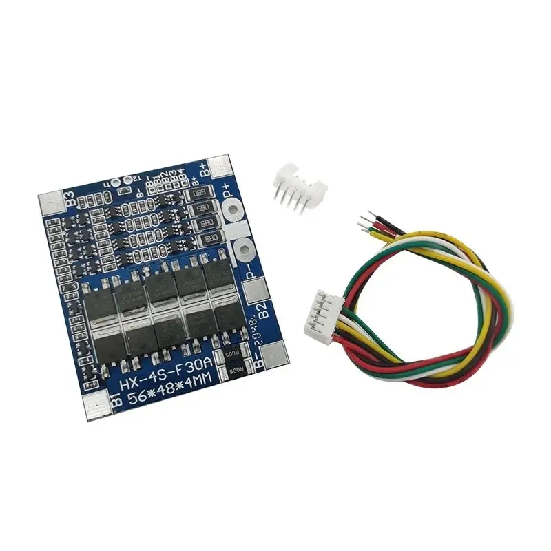 BMS 4S 30A 14.4V Balancer PCB 18650 Lipo Li-ion Lithium Battery Protection Board LiFePO4 4S BMS Balancing Charging Circuit PCM