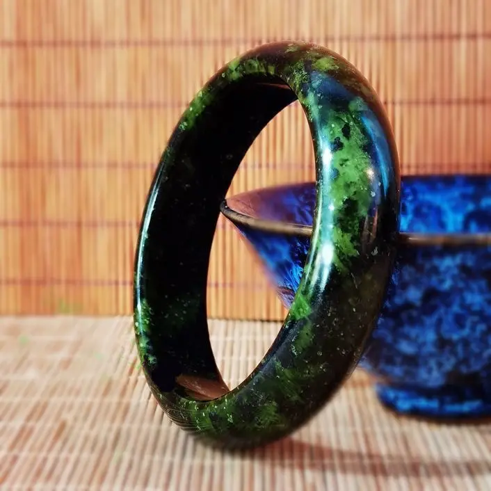 

Medicine King Stone Jade Bracelet Meteorite Jade