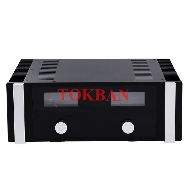 Imagem -02 - Todo-alumínio Mcintosh Amplificador de Potência Chassis Gabinete vu Medidor para Faça Você Mesmo Hifi Classe a Amplificador de Áudio Case Shell 430*350*148 mm