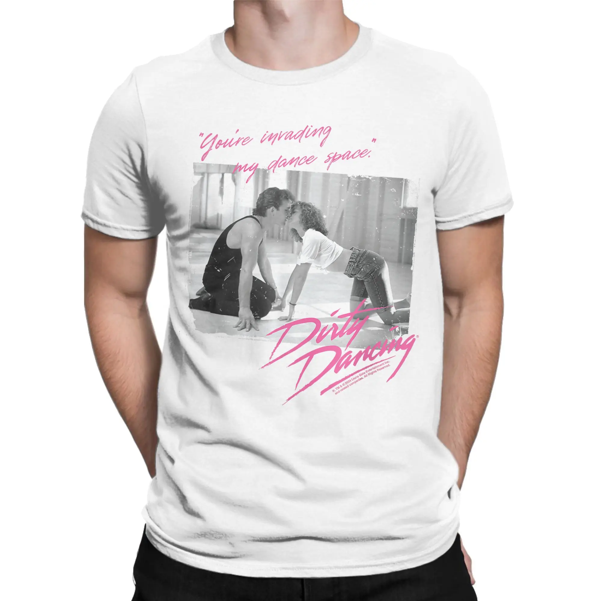 Amazing Dirty Dancing You're Invading My Dance Space T-Shirt Men Round Neck 100% Cotton T Shirts Tee Shirt 4XL 5XL 6XL Clothing
