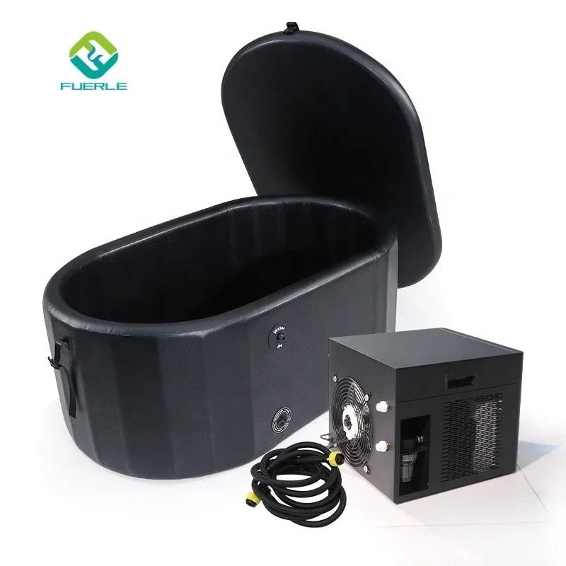 

0.5HP 1HP Cold Plunge Chiller Water Air Cooling Machine For Home Use Ice Bath Chiller Tub