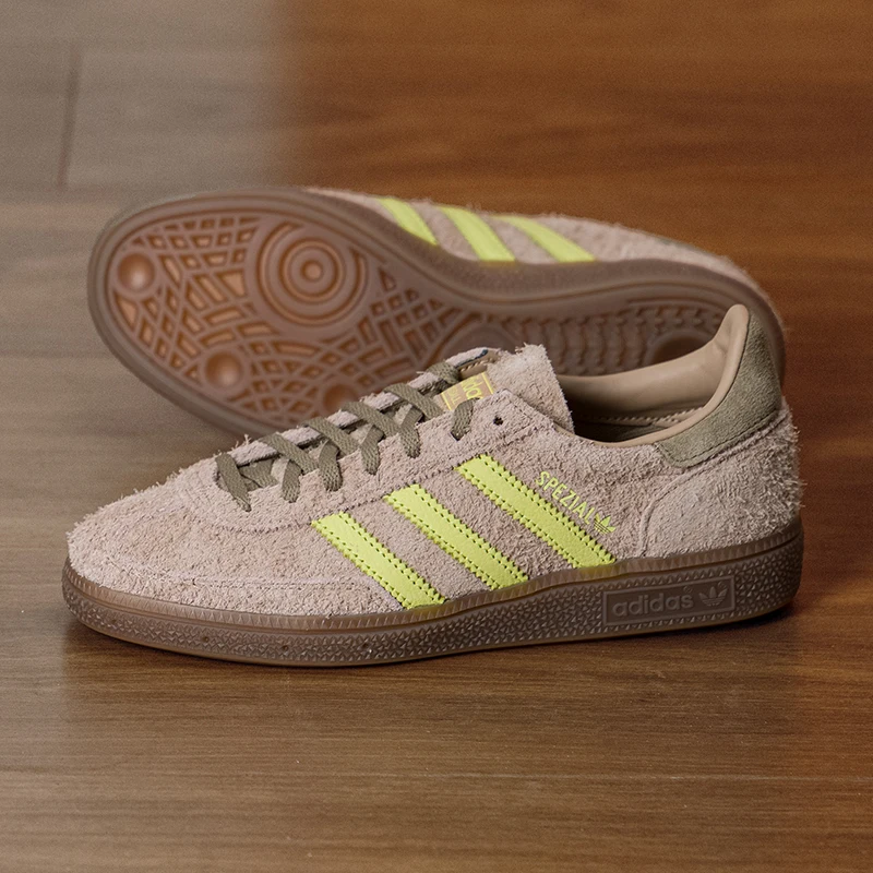 Adidas (Adidas) Trefoil Zapatillas de deporte para mujer Handball Spezial Retro Fashion Zapatos casuales Ih1502