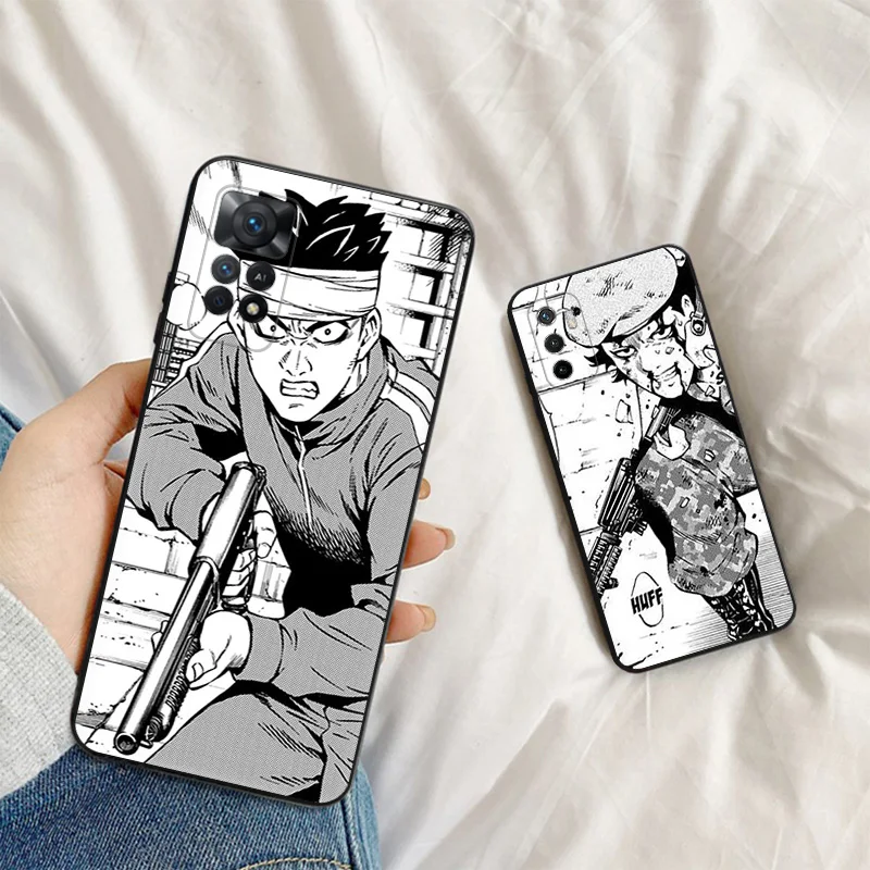 Silicone Soft Phone Case for Redmi Note 11 Pro 5G Note10 11S 10S 10A 10C High-Rise Invasion Manga Xiaomi 11 Lite 11T 10T Cover