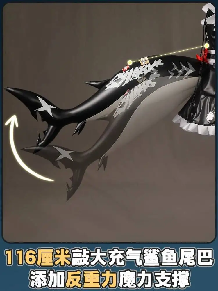 

Anime GAME Zenless Zone Zero Ellen Joe BIG TAIL Cosplay Replica Prop Decoration Character Accessories