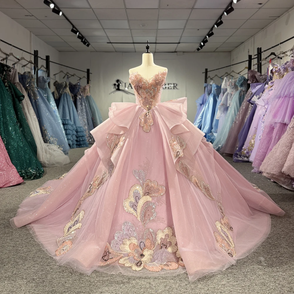 Vestido de Quinceañera Estilo Princesa con Encaje, Vestido de 16 Años Personalizado, Vestido Mexicano de Cumpleaños sin Tirantes, Vestido de 15 Años