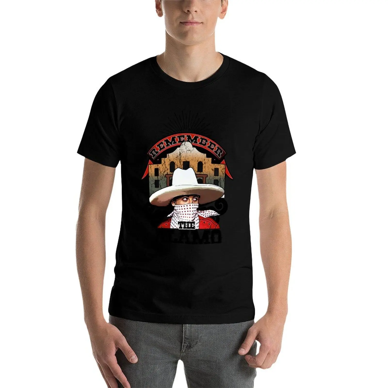 

Peewee Remember the Alamo T-Shirt anime t shirts oversize man t shirt cotton high quality T-Shirt