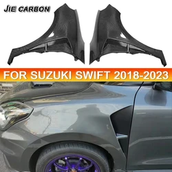 スズキスイフトスポーツzc33s,カーボンファイバー,frpフロントフェンダー,装飾,車のスタイリング,2018-2024シリーズ用の改良された外部部品