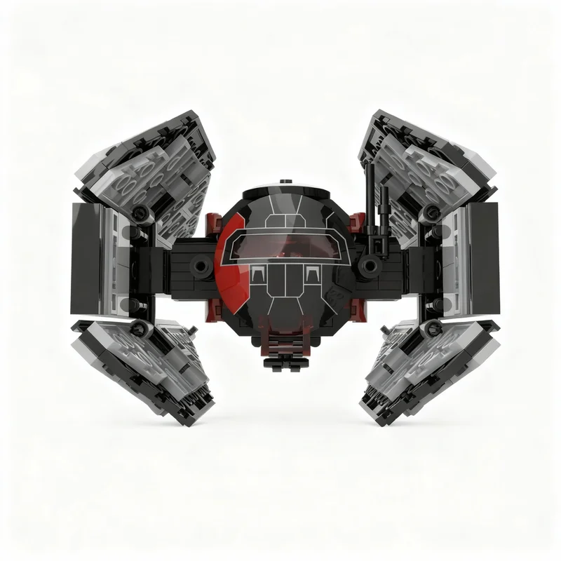 314pcs MOC First Order Whisper Tie Star Battle Model Building Blocks Architecture Christmas Gifts Creative Toy Idea Education view 3