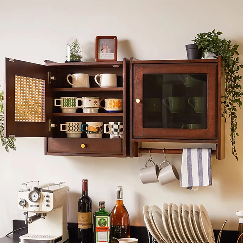 

Wall cabinet Wall cabinet Kitchen dining room Locker Solid wood toilet Bathroom wall hanging storage cabinet