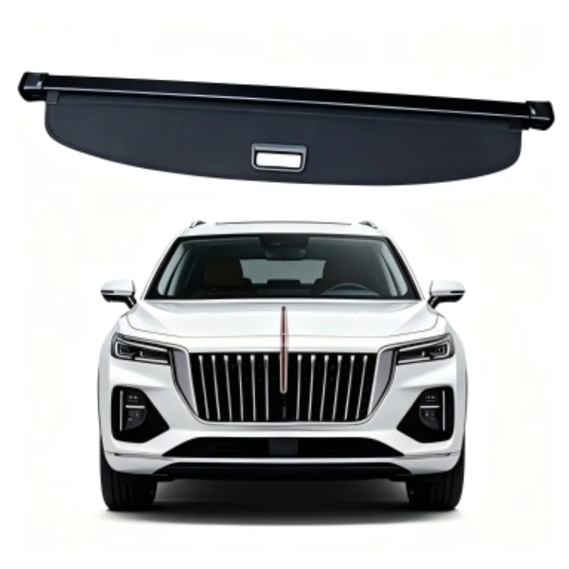 

Cargo Cover Trunk Privacy Shade Rear Security Partition Anti-Theft Shield Retractable Organizer for Hongqi HS3 2024-2025