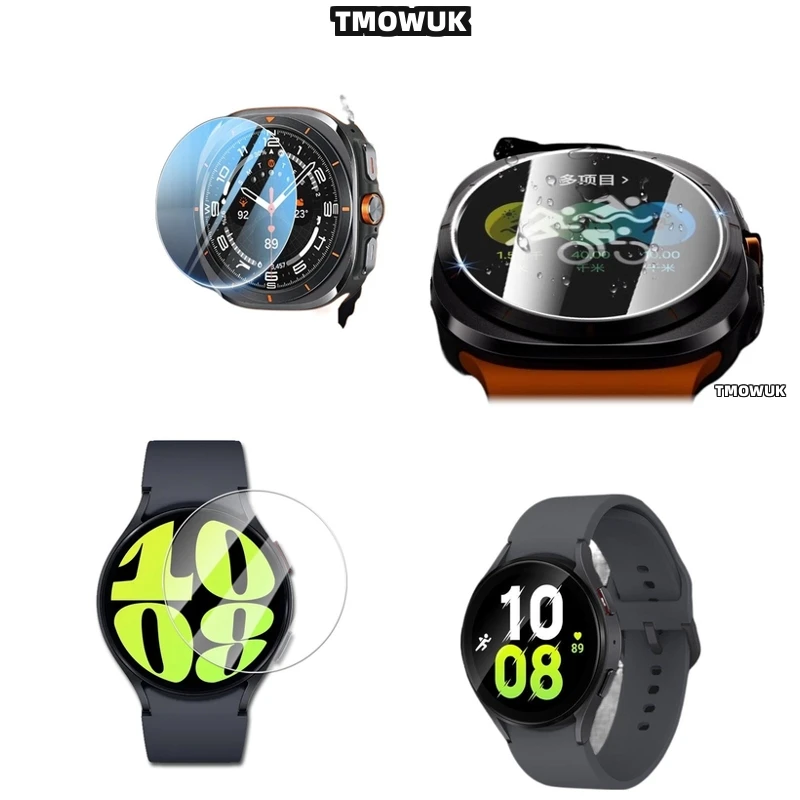 

Tempered Glass Screen Film Anti - Scratch For Samsung Galaxy Watch6 Classic 40mm Watch7 Ultra FE 47 44 43mm HD
