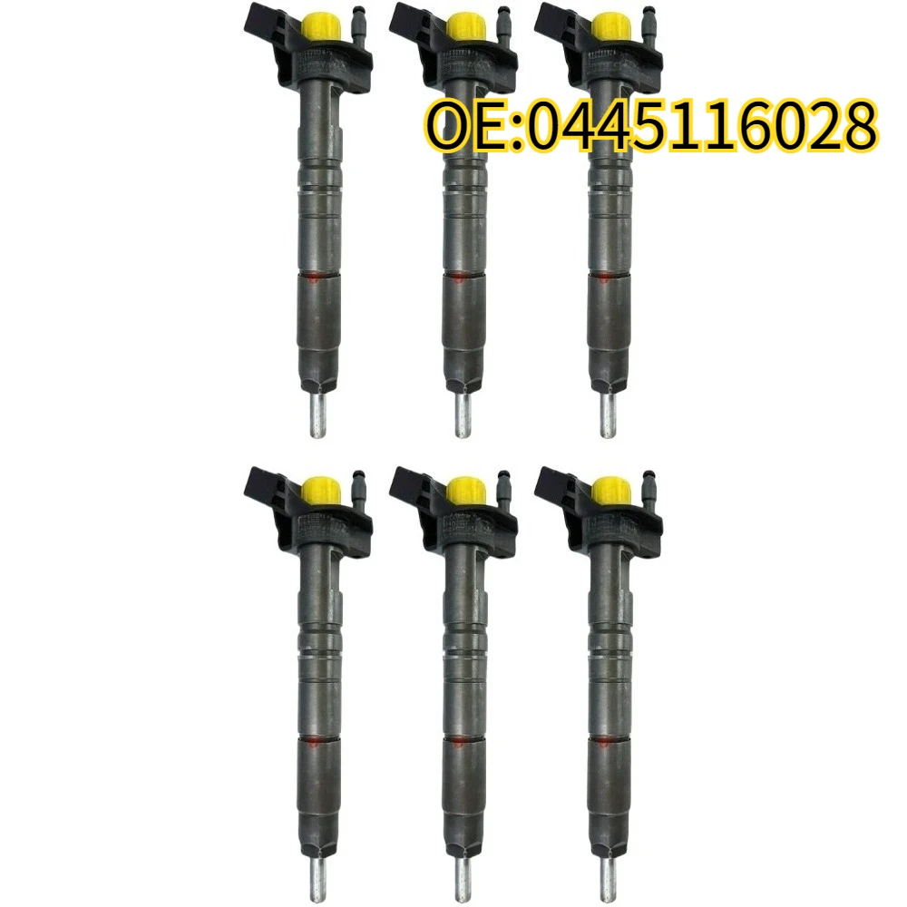 

For 0445116028 6Pcs Diesel Injectors Fits for Mercedes Sprinter 098643 A6420701287