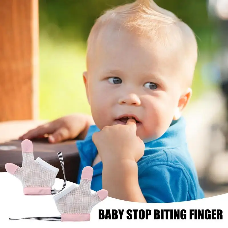 Stop Thumb Sucking For Kids 1 Pair Bite-Resistant Thumb Sucking Guard Stop Thumb And Finger Sucking Adjustable Finger Sucking