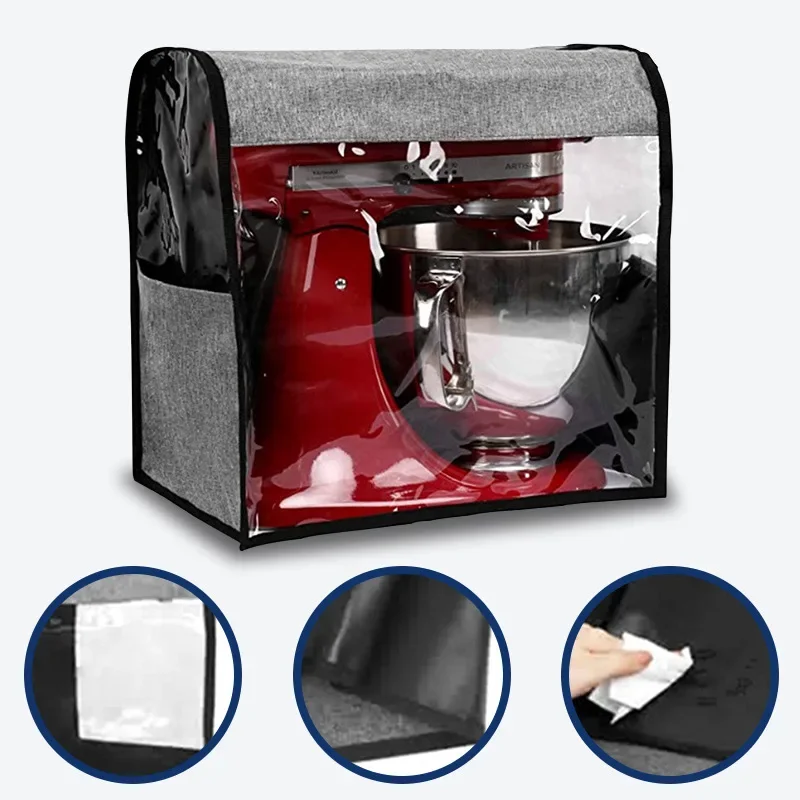 Household Waterproof Kitchen Accessories Blender Dust Cover for Kitchen Aid Mixer Machine Supplies Mixer Dust Proof Cover