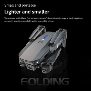 Professionelle Mini -Fernbedienungsdrohne, Faltquadcopter, RC -Hubschrauber, Kinderspielzeuggeschenk, 4K HD -Luftkamera, WLAN FPV, E88 12 Hauptverkaufsdrohne 3 km entfernt - №11