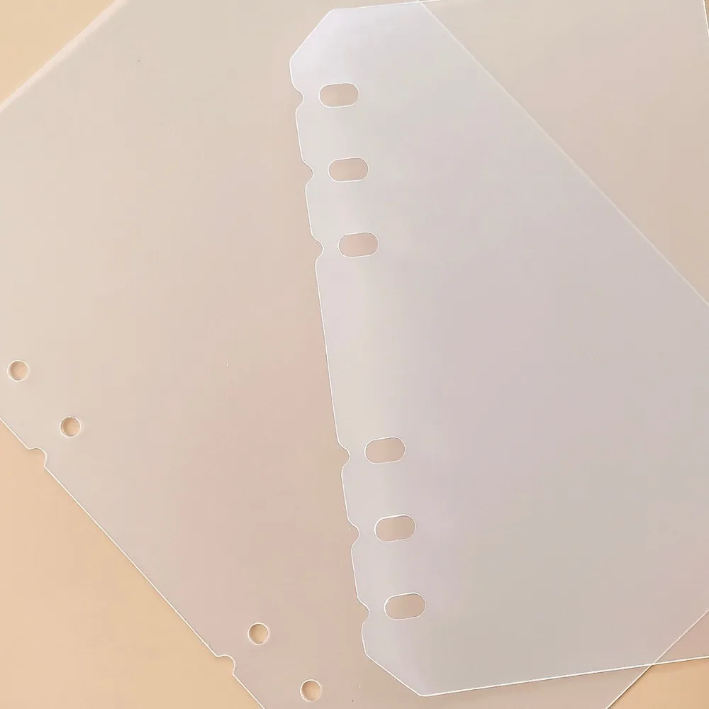 2 шт. A4 A5 A6 A7 с отрывными листами, сменная бумага, сделай сам, прозрачная спиральная переплетная переплетная разделитель страниц, файлы, переплет для отчетов