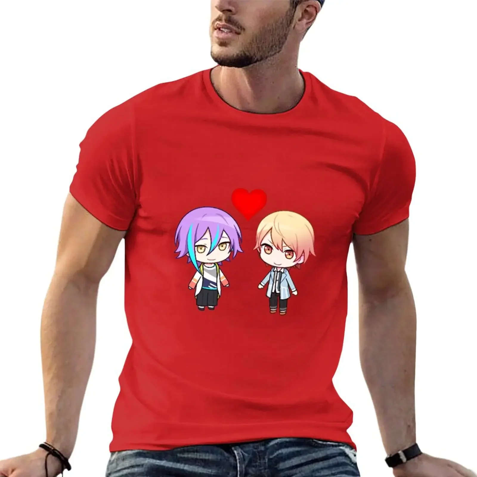 New rui kamishiro tenma tsukasa in love project sekai ruikasa T-Shirt man clothes funny t shirts mens workout shirts style tops