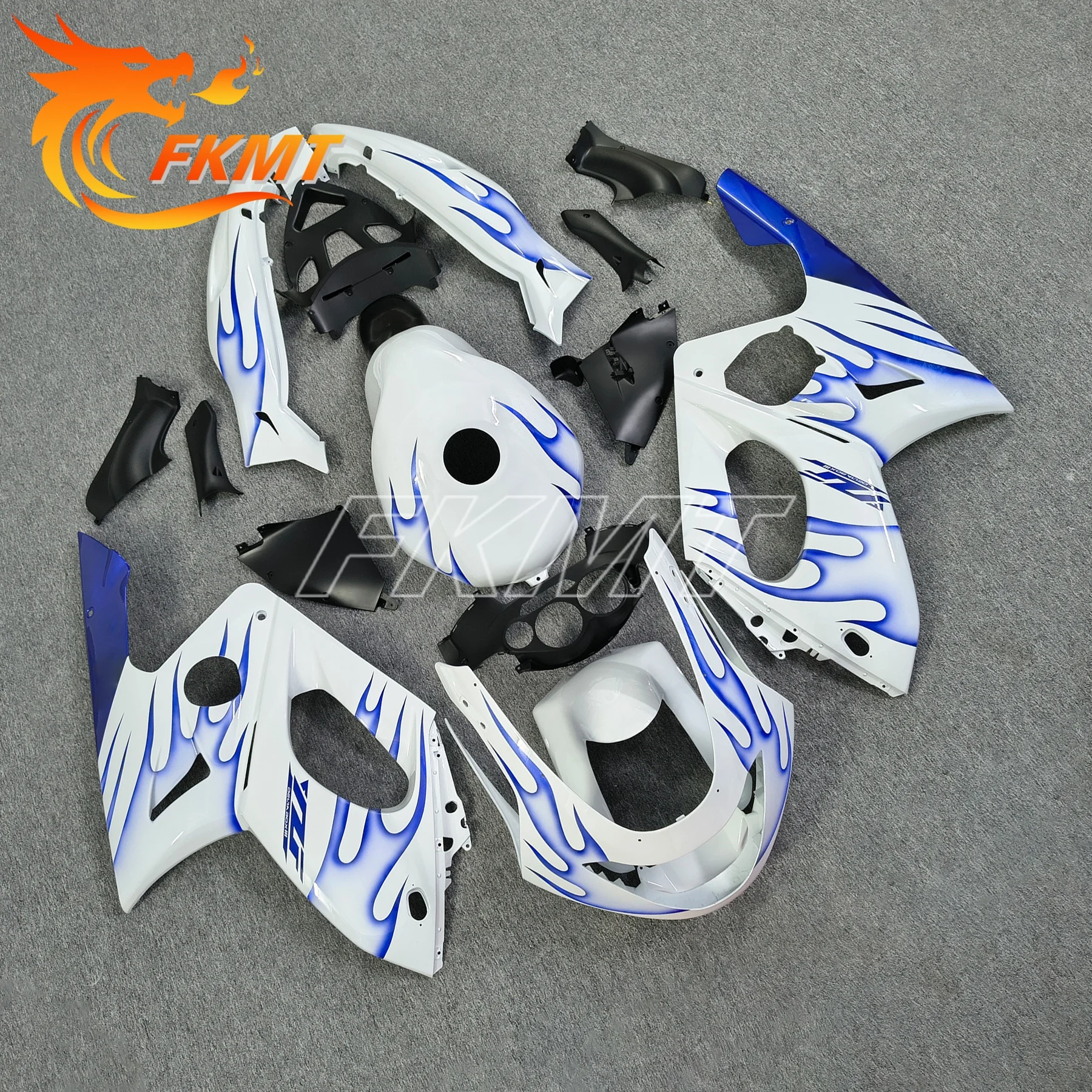 Carenados YZF 600R 1997 - 2007 Kits de cuerpo completo negro mate para YAMAHA 04 05 carenado de motocicleta Thundercat sin pintura