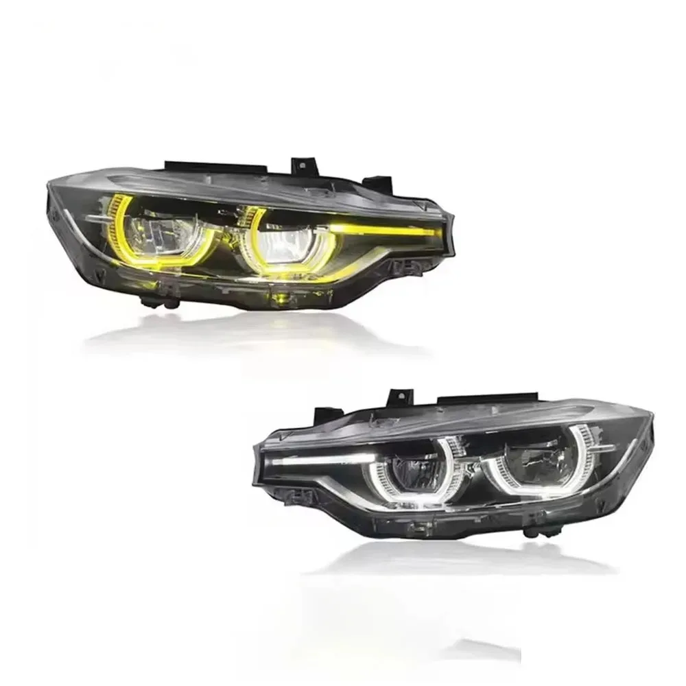 LED-Scheinwerfer für BMW 3er F30 F35 2013-2019 Plug-and-Play Frontleuchte DRL Sequentieller Blinker Upgrade Auto