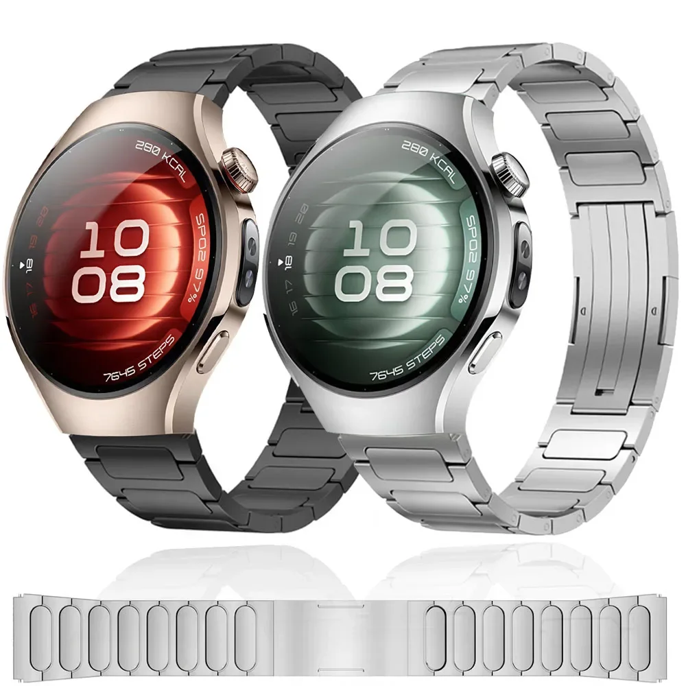 22mm Titanium Alloy Strap for Huawei Watch 5/GT5 4 3 2 Pro Garmin Forerunner 970 965 Bracelet Band Amazfit GTR 4/3 Pro/Balance 2