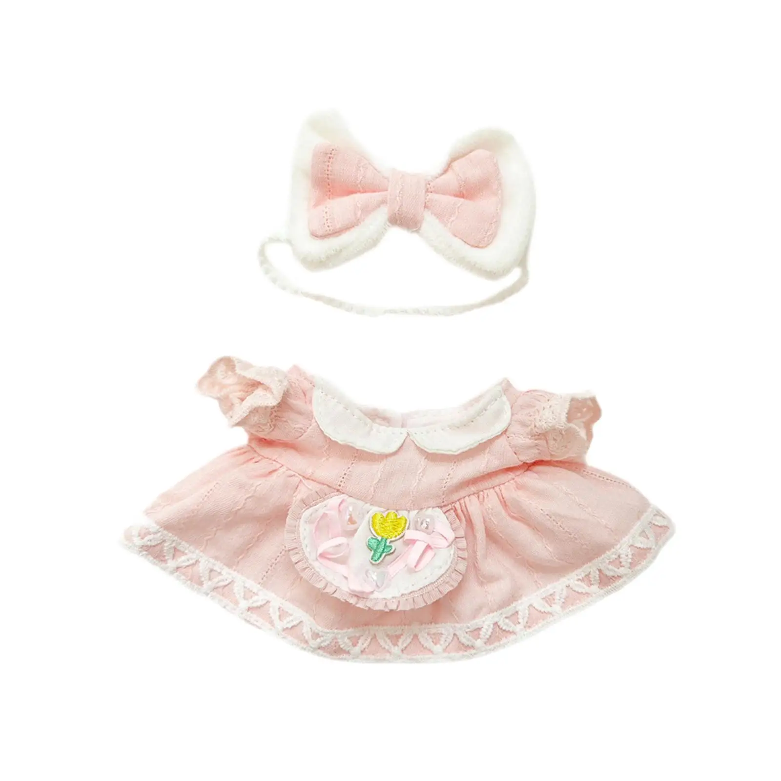Mini 15cm Doll Dress Cosplay Lovely Cute Doll Clothes for 17cm Pendant Dolls Little Girls Gift Pretend Play Toy Scene Photo Prop