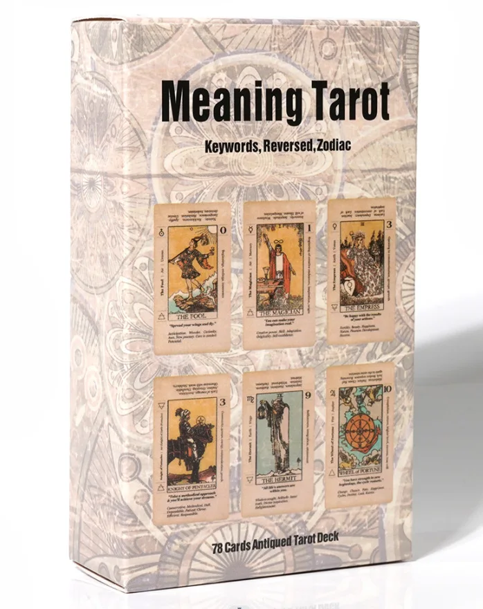 NEU!!! 10 Stile Tarotkarten Abenteuer Lenormand Orakel Deck Bedeutung Familienparty Brettspiel Oracle Cards Divination Fate Card