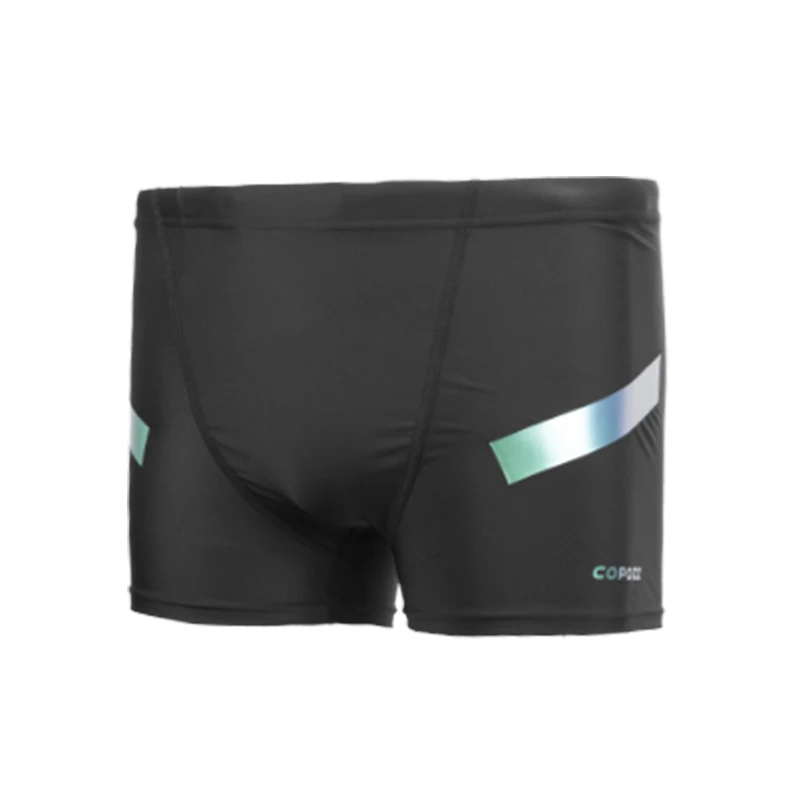 COPOZZ Men Shark Skin Water Repellent Swimming Trunks of Short and Five-quarter Length Swimsuit Swimwear Racing Briefs L-4XL