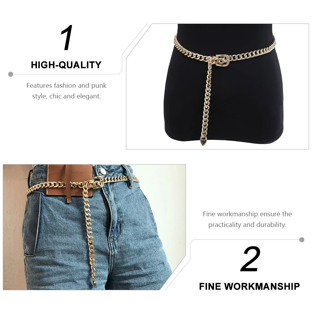 

Vintage Metal Women, Adjustable Dress Body Chain Belt, Fashion Waist Chain Ornament For Beach Party Wedding Prom, Waist Belt For