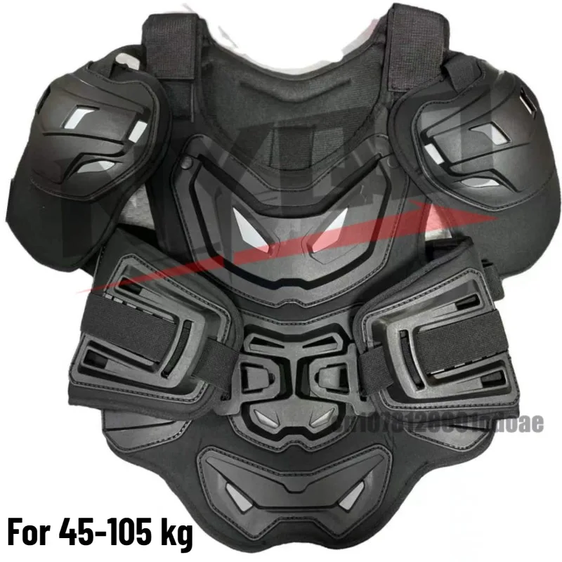 دراجة نارية درع سترة الصدر الخلفي حماية الطرق الوعرة ركوب الدراجات التزلج تنفس الضلع الحرس معدات الدراجات النارية #1