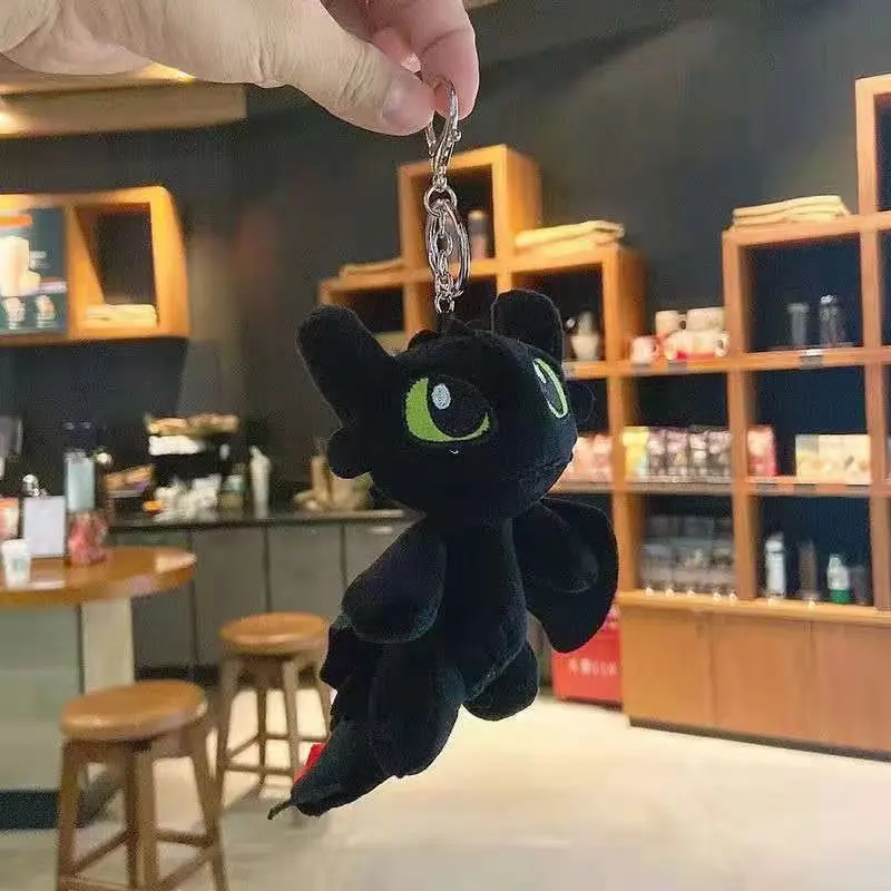 Kawaii 15Cm Toothless Doll Keychain Backpack Pendant Socket Bag Decoration Doll Couple Cute Christmas Gifts Toys