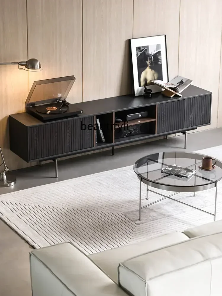 D178 Y LBX Singapore TV Cabinet Italian Simple Metal Four-Door Audio-Visual Locker