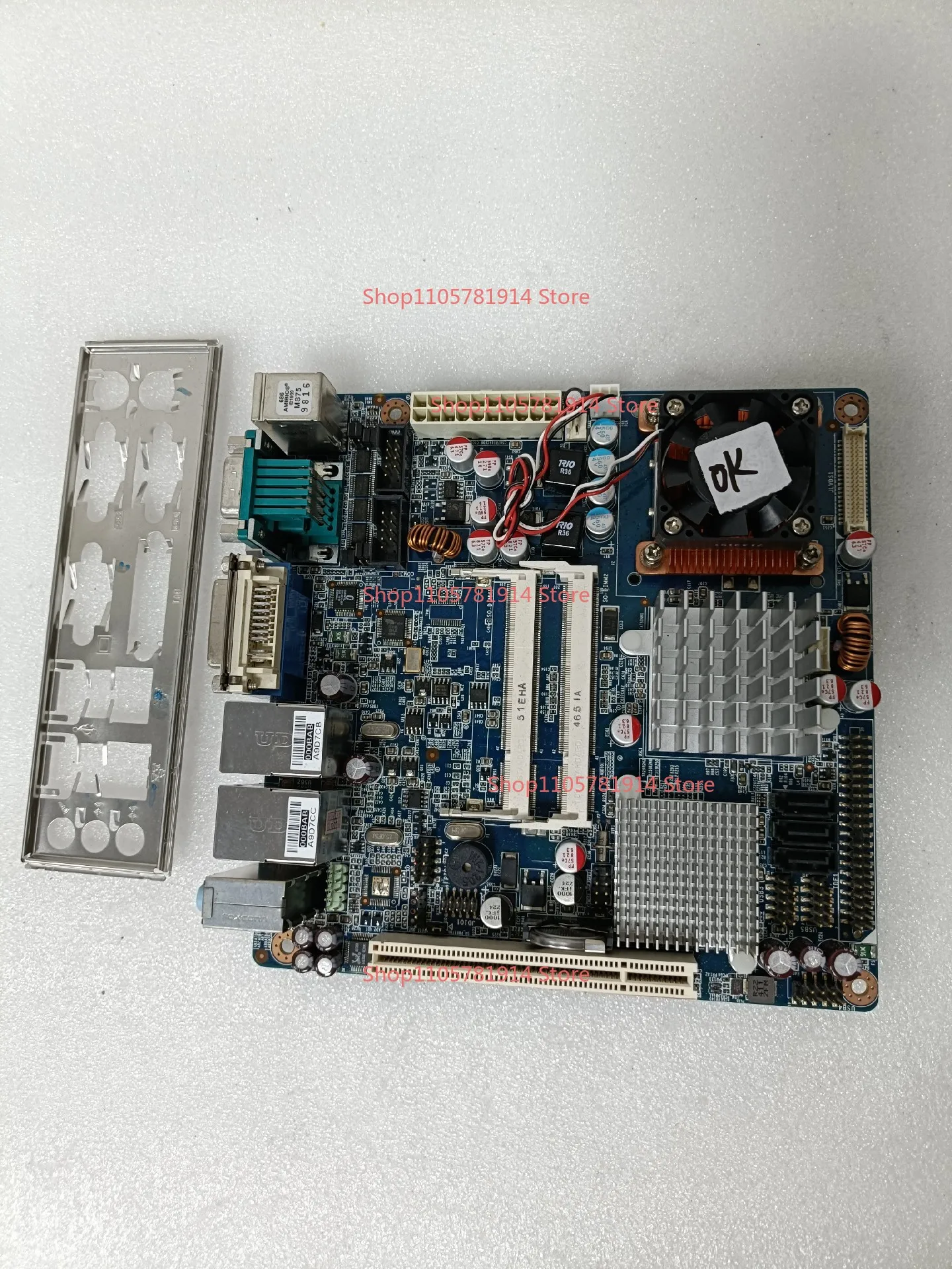 For Anqin EMX-965GMO Industrial Main Board AIMB-256G2 with Baffle