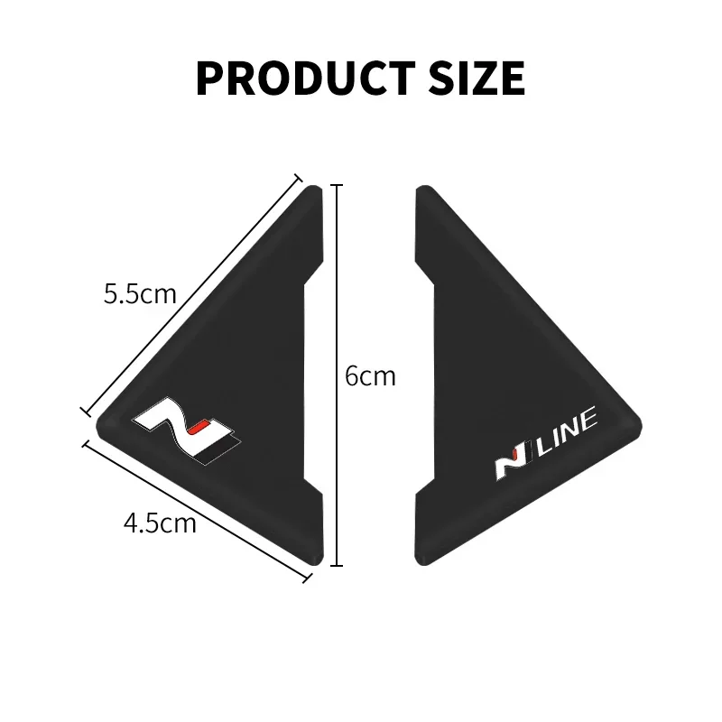 باب السيارة ركن حامي سيليكون ملصق للسيارات لشركة هيونداي i10 i20 i30 نين سوناتا توكسون أزيرا إلنترا فيلوستر كونا سانتا #6