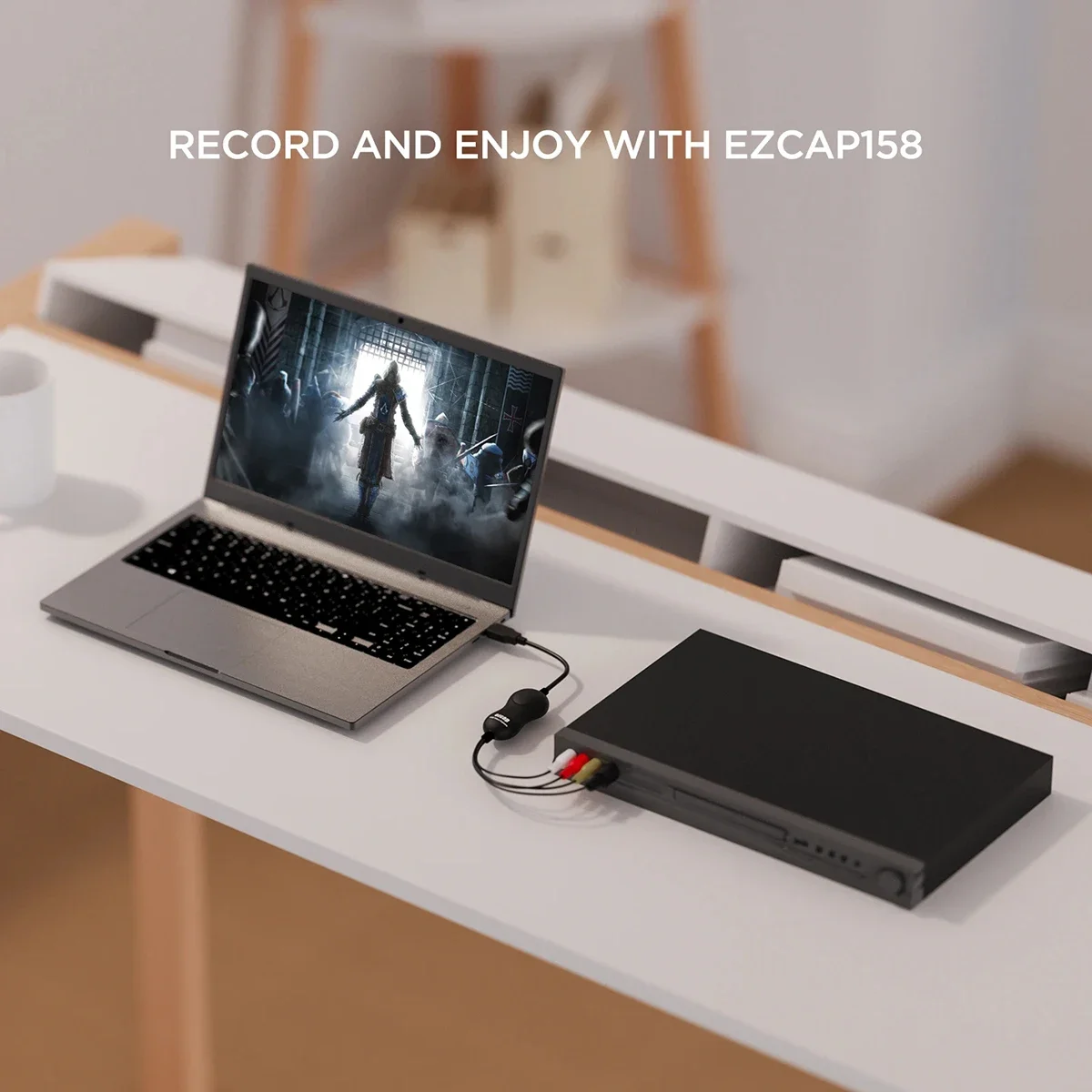 USB 2.0 Audio Video Capture Card DVD VHS DVR S-video AV Analog Video Recorder Grabber To Digital Converter for Mac Win10 windows
