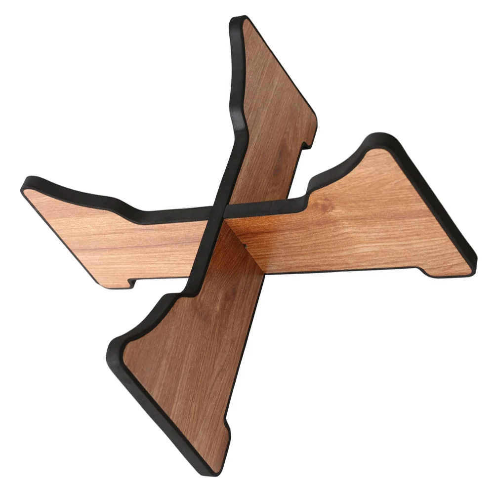 

Ethereal Drum Stand Floor Rack Tongue Supply Foldable Folding Bracket Display Shelf