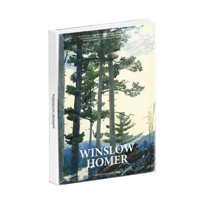 

30Pcs Artist Winslow Homer Artwork Postcards Creative Wish Greeting Card Gift Message Decoration For DIY Wall Sticker Journal