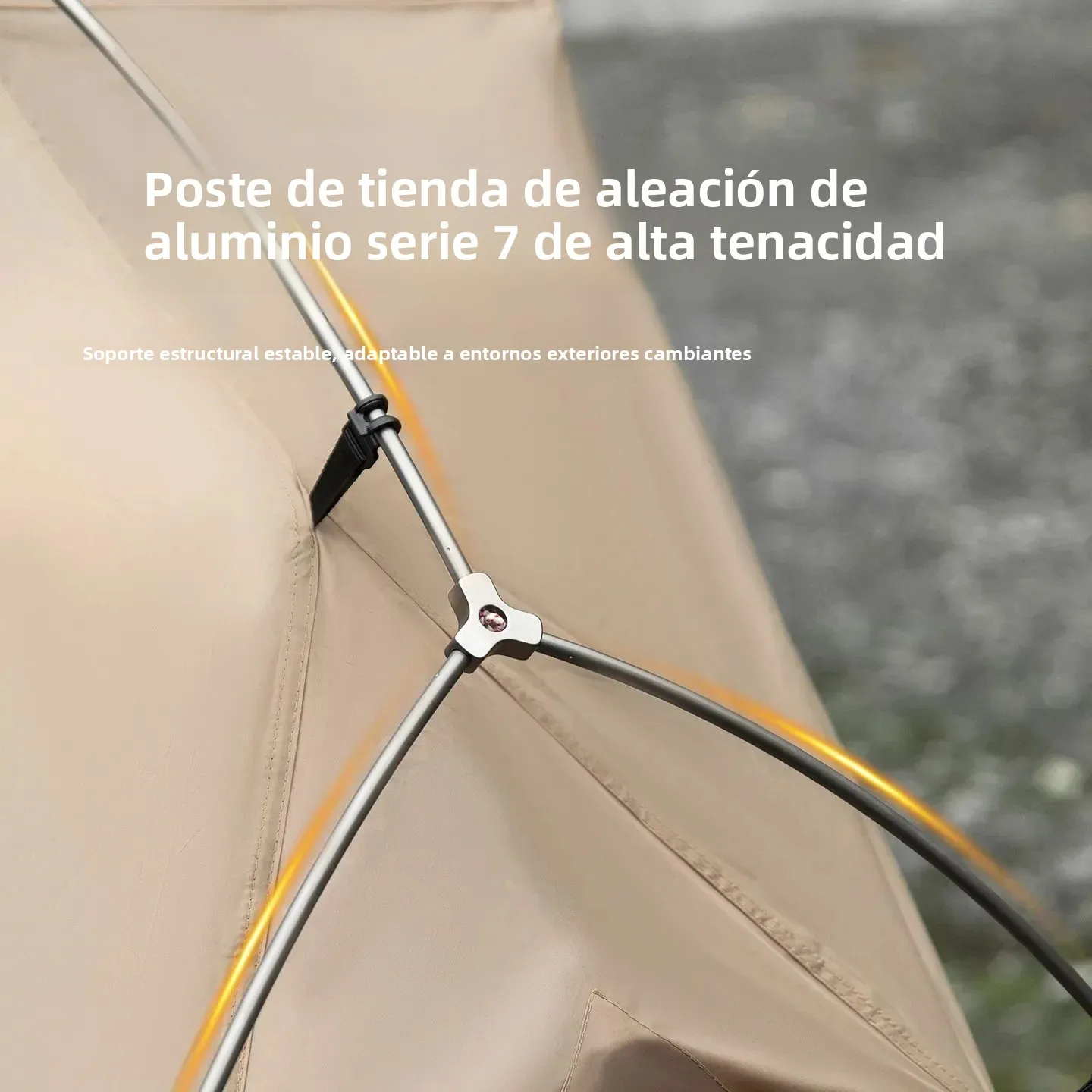 MONTAÑERO 2026 Cama Individual para Campamento, Tienda de Campaña Impermeable y Resistente a la Lluvia, Refugio Multiusos para Campismo, Senderismo y Viajes