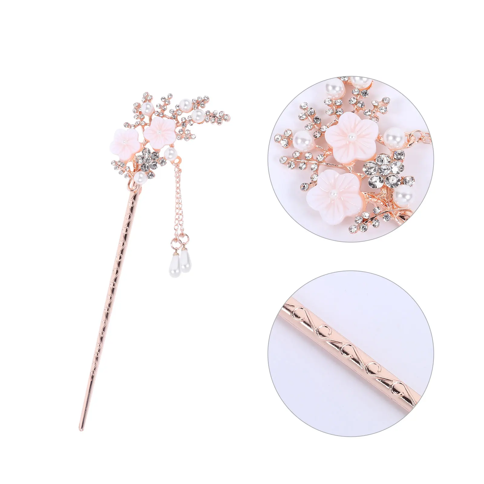 

2Pcs Retro Headdress Vintage Wedding Accessories Chignon Pins Chinese Vintage Hair Accessories Style Hair Stick