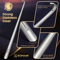 Extra Long Shoe Horn 31.5in Metal Shoe Horn Long Handle for Seniors shoe spoon long strong for gravida Men and Women shoe helper